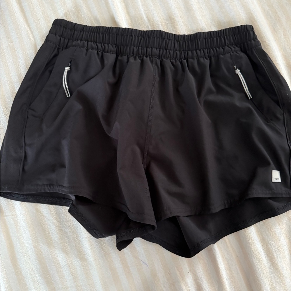 Vuori Women's Black Athletic Shorts - Picture 2 of 5